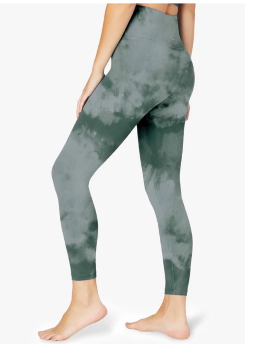Beyond yoga S Green Tie-Dye Leggings